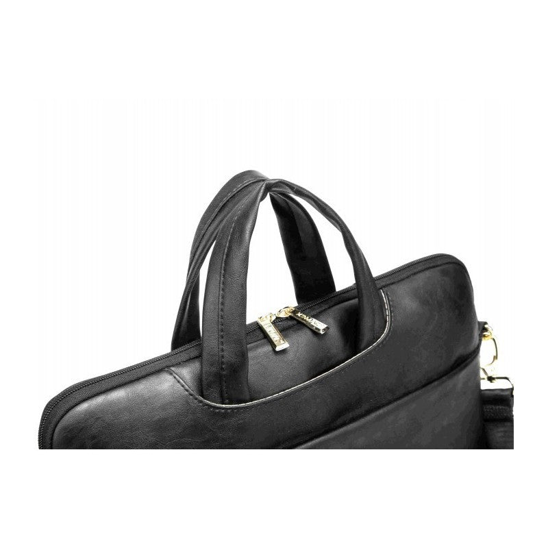 Kinmac Business Laptop Bag KMC426-27 Black PU, High Quality, Soft Interior Lining & Water-resistant