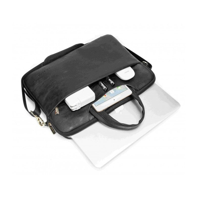 Kinmac Business Laptop Bag KMC426-27 Black PU, High Quality, Soft Interior Lining & Water-resistant