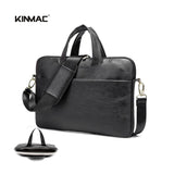 Kinmac Business Laptop Bag KMC426-27 Black PU, High Quality, Soft Interior Lining & Water-resistant