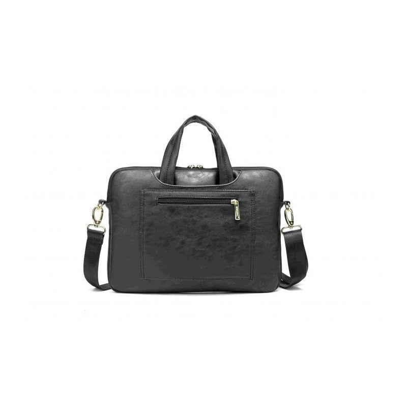 Kinmac Business Laptop Bag KMC426-27 Black PU, High Quality, Soft Interior Lining & Water-resistant