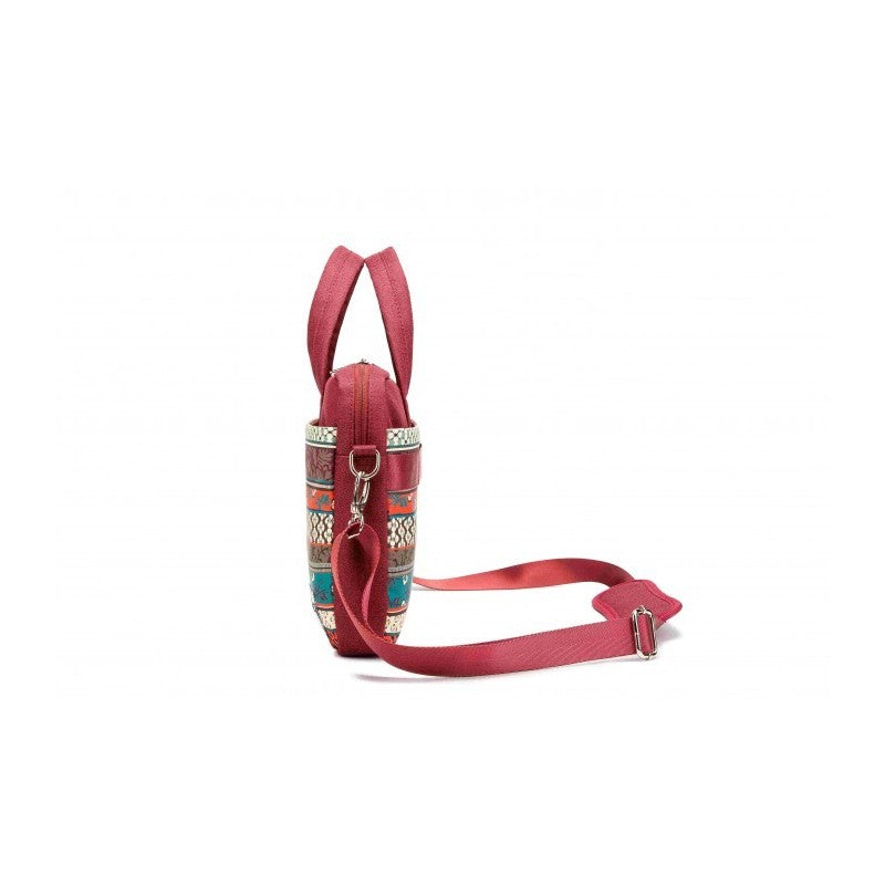 Kinmac Business Laptop Bag KMC424-25 Red Bohemian, Durable and Water-resistant