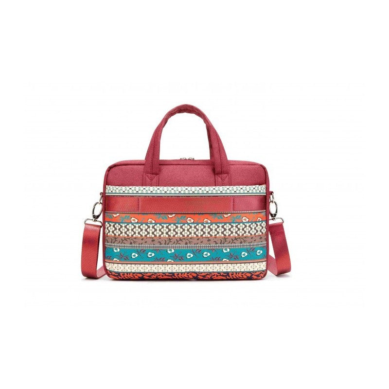 Kinmac Business Laptop Bag KMC424-25 Red Bohemian, Durable and Water-resistant