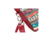 Kinmac Business Laptop Bag KMC424-25 Red Bohemian, Durable and Water-resistant