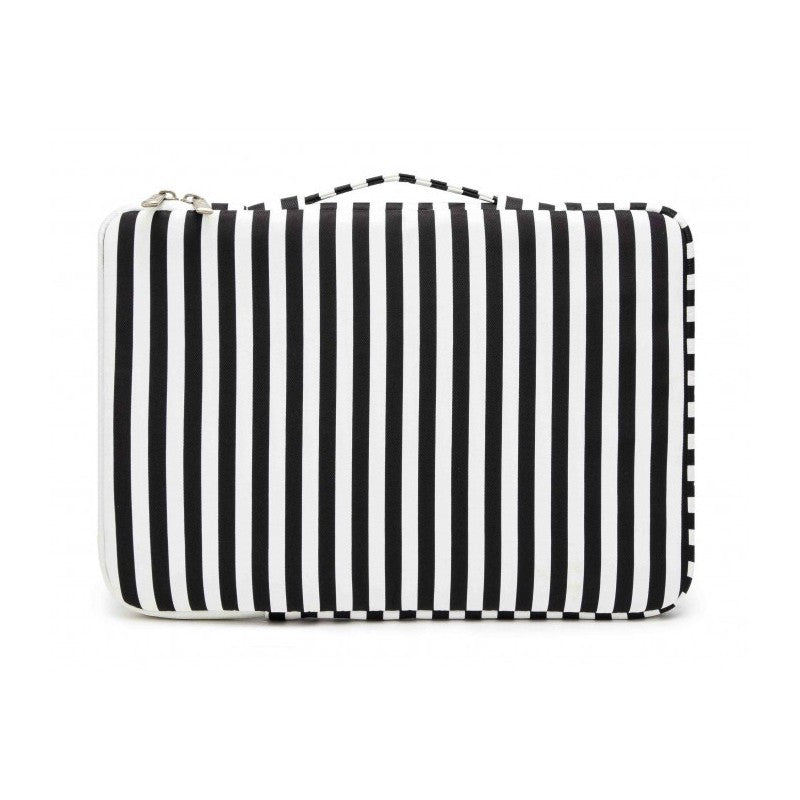 Kinmac Vertical Design Sleeve KMS406-444 Black Stripe, Full Protection & Water-resistant