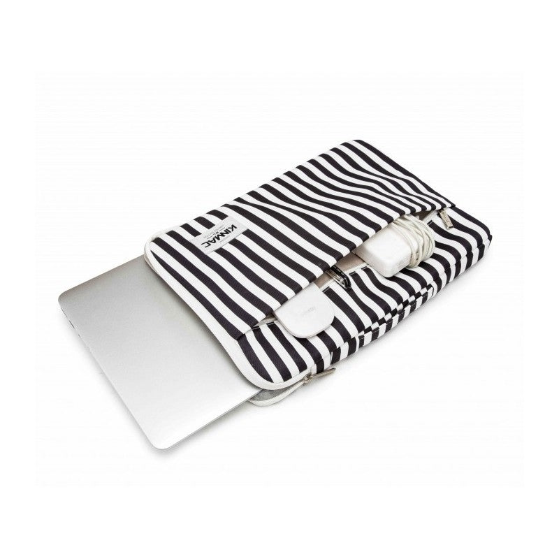 Kinmac Vertical Design Sleeve KMS406-444 Black Stripe, Full Protection & Water-resistant