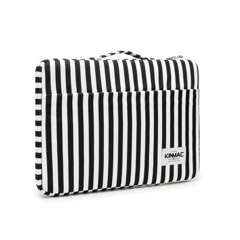 Kinmac Vertical Design Sleeve KMS406-444 Black Stripe, Full Protection & Water-resistant