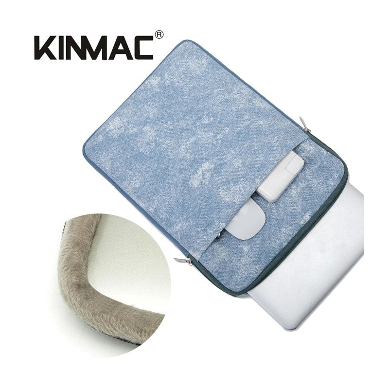 Kinmac Vertical Design Sleeve KMS476-77 Denim, Soft Interior Lining & Water-resistant