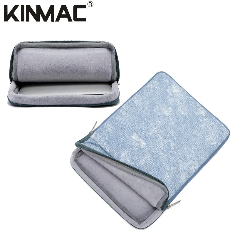 Kinmac Vertical Design Sleeve KMS476-77 Denim, Soft Interior Lining & Water-resistant