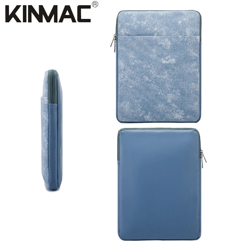 Kinmac Vertical Design Sleeve KMS476-77 Denim, Soft Interior Lining & Water-resistant