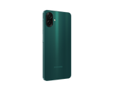 Samsung Galaxy A07s Green, back, angled