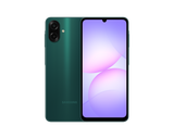 Samsung Galaxy A07s Green, front and back