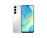 Samsung Galaxy A16 Light Gray, front and back