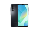 Samsung Galaxy A16 Black, front and back