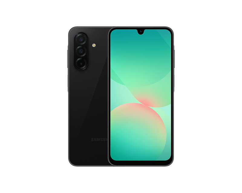 Samsung Galaxy A26 5G Black, front and back