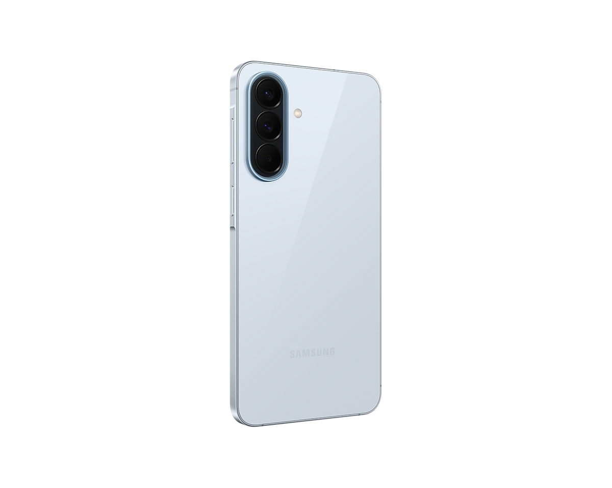 Samsung Galaxy A57 5G Awesome Icyblue, back, angled