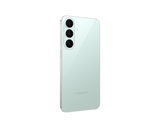 Samsung Galaxy S26 FE Pistachio, back, angled