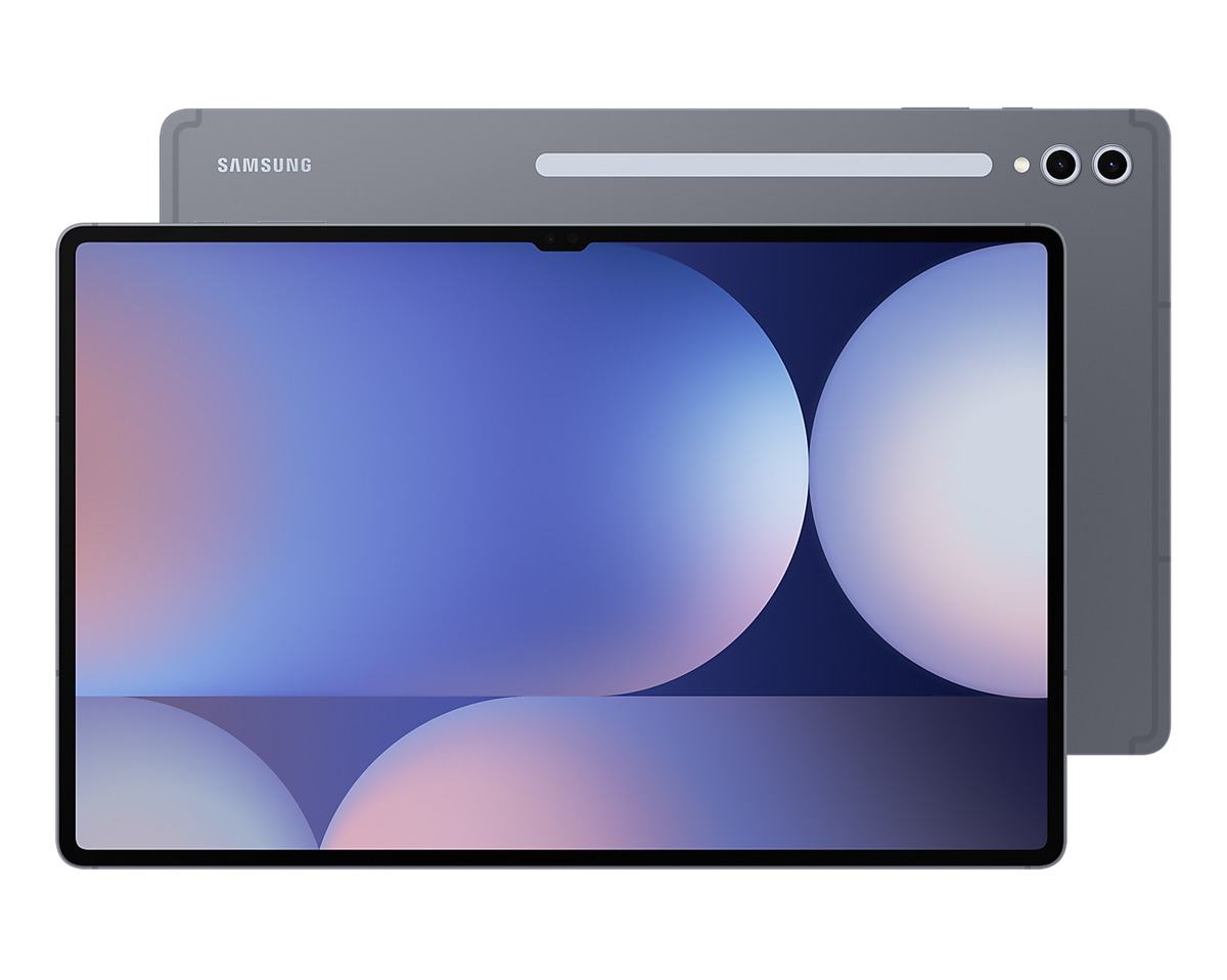 Samsung Galaxy Tab S10 Ultra Moonstone Gray, front and back