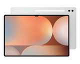Samsung Galaxy Tab S10 Ultra Platinum Silver, front and back