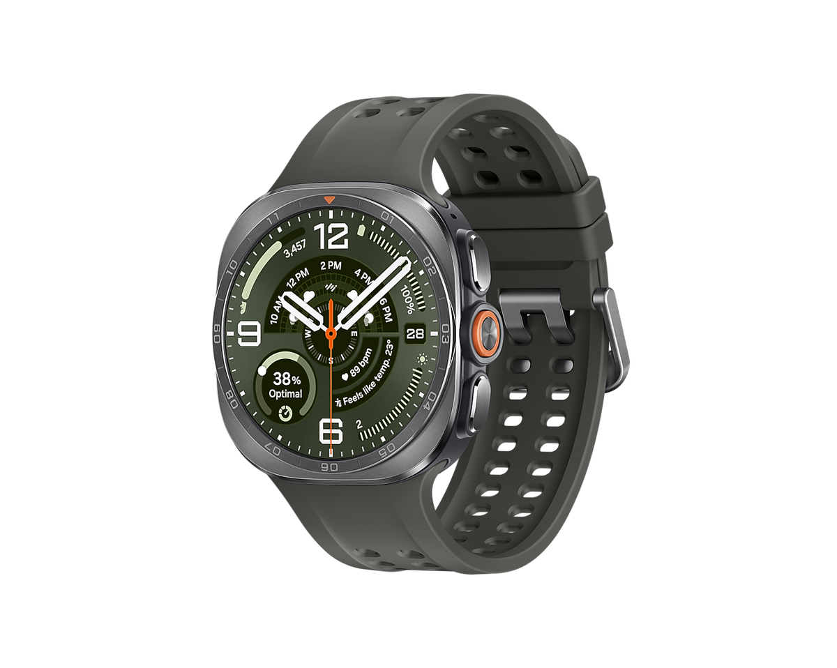 Samsung Galaxy Watch Ultra 2 47mm Titanium Silver, front angled