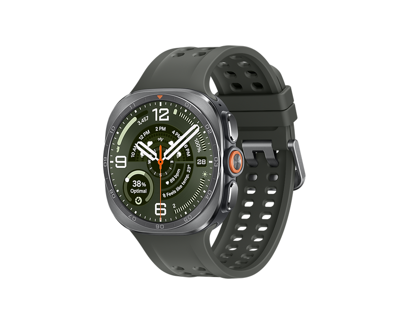 Samsung Galaxy Watch Ultra 2 47mm Titanium Silver, front angled