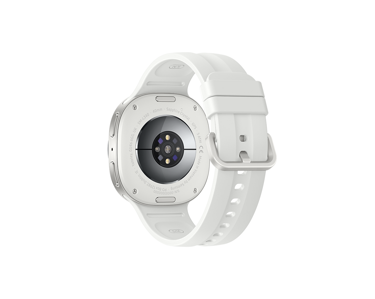 Samsung Galaxy Watch 9 40mm Cream, back with sensor