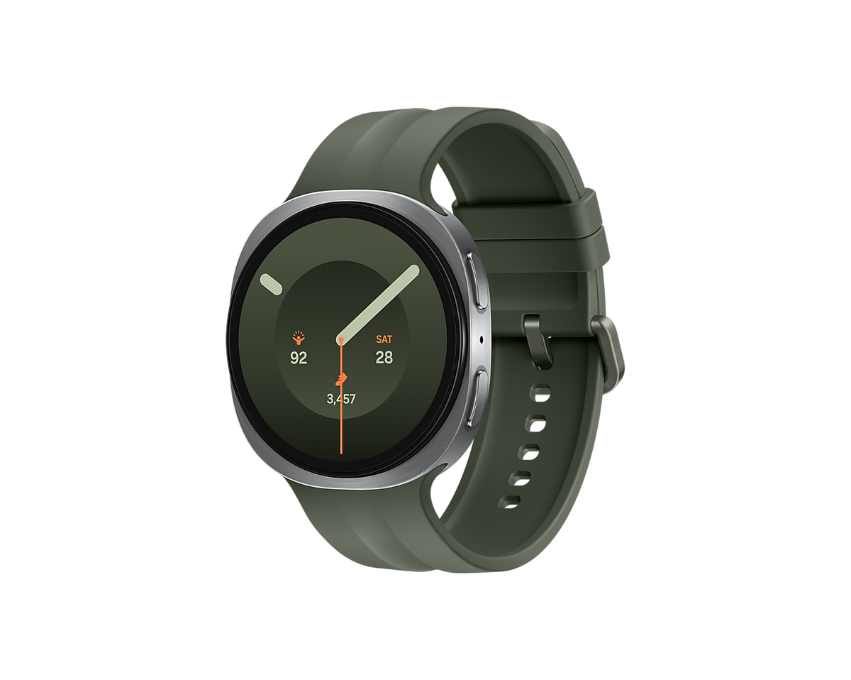 Samsung Galaxy Watch 9 44mm Silver, front angled
