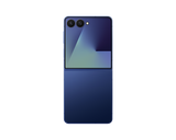 Samsung Galaxy Z Flip 7 Blue Shadow, unfolded, back and cover screen