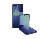 Samsung Galaxy Z Flip 7 Blue Shadow, front and back