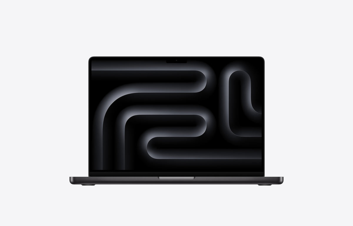 MacBook Pro 14-inch M5 Pro Space Black, front open