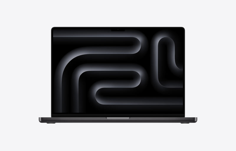 MacBook Pro 16-inch M5 Pro Space Black, front open