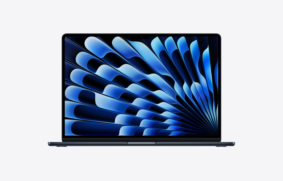 MacBook Air 15-inch M5 Midnight, front open