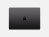MacBook Pro 14-inch M5 Space Black, closed lid top view