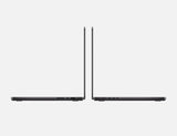MacBook Pro 16-inch M5 Pro Space Black, side profiles open