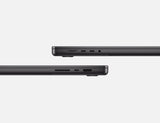 MacBook Pro 16-inch M4 Pro Space Black, side ports close-up
