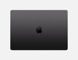 MacBook Pro 16-inch M5 Pro Space Black, closed lid top view