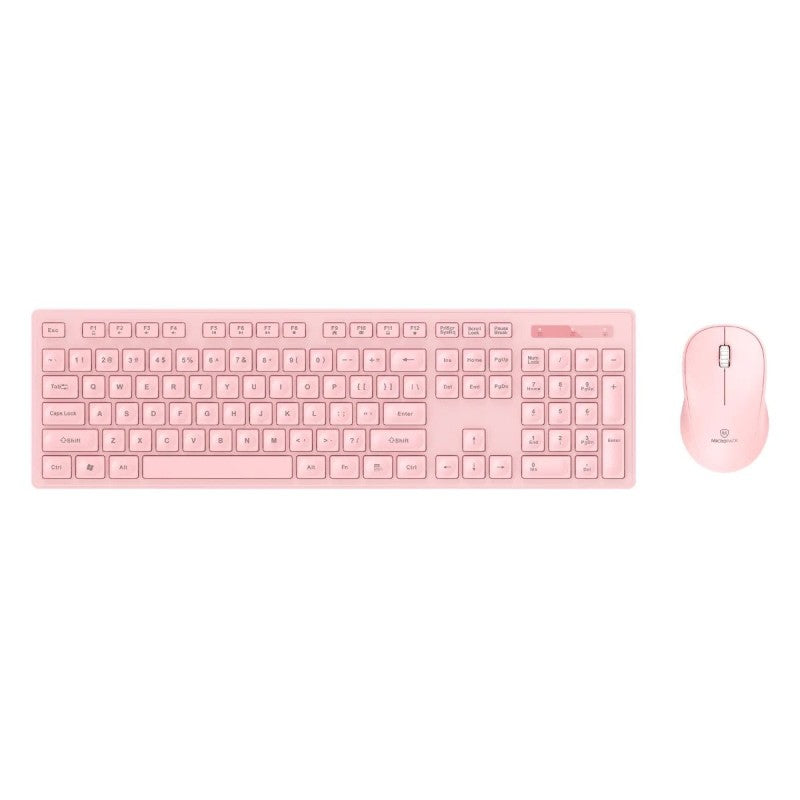 Micropack KM-237W Wireless Combo Keyboard & Mouse, Comfortable Design
