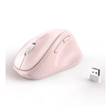 Micropack MP-V01W Silent, 1600Dpi, Ergonomic Wireless Mouse, Maximum Comfort Reduce palm fatigue when use for long time Pink
