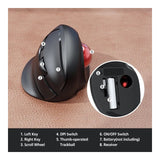 Micropack MP-V02W Silent, Vertical Trackball Wireless Mouse, 2400DPI, Ergonomic Design for maximum Comfort
