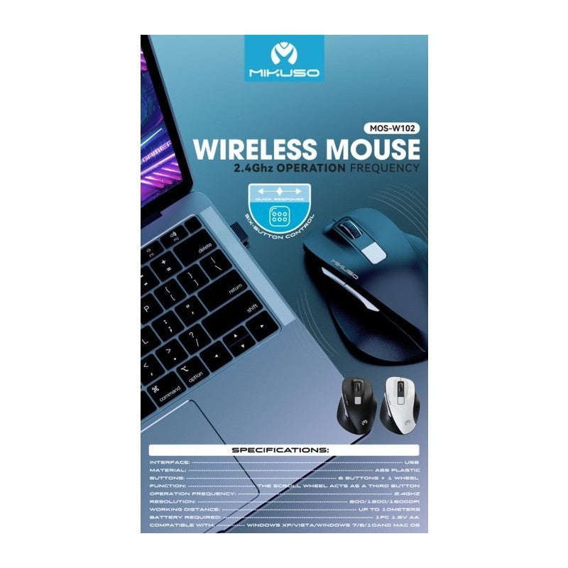 Mikuso MOS-W102 Wireless Mouse