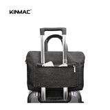 Professional KINMAC Laptop Bag KMC 468-69: Premium PU Leather, Water-Resistant, 3-Compartment Storage
