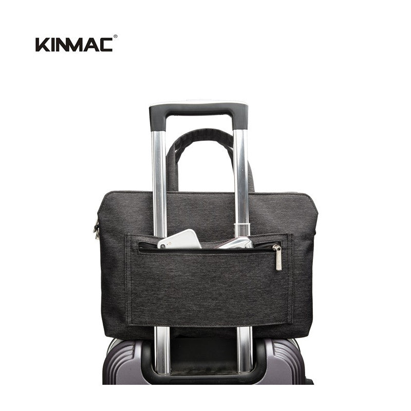 Professional KINMAC Laptop Bag KMC 468-69: Premium PU Leather, Water-Resistant, 3-Compartment Storage