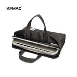 Professional KINMAC Laptop Bag KMC 468-69: Premium PU Leather, Water-Resistant, 3-Compartment Storage