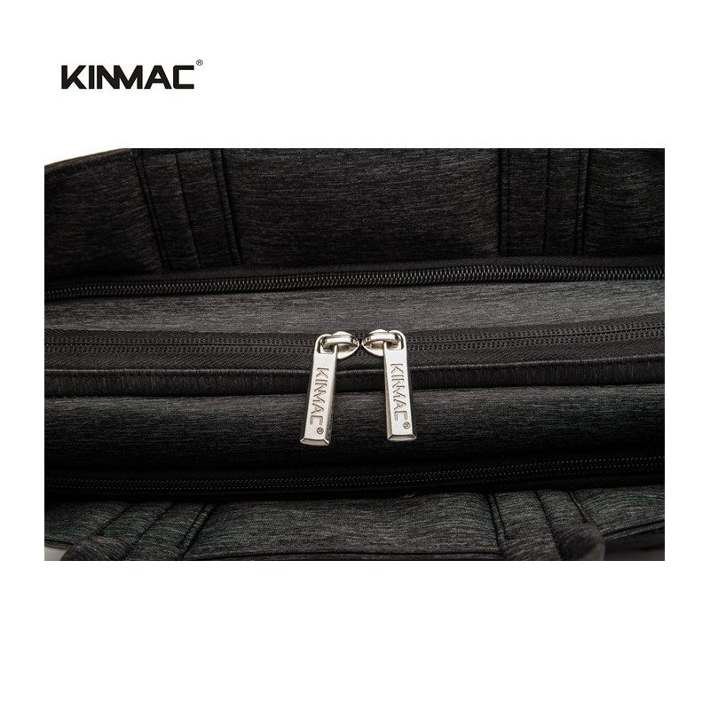 Professional KINMAC Laptop Bag KMC 468-69: Premium PU Leather, Water-Resistant, 3-Compartment Storage
