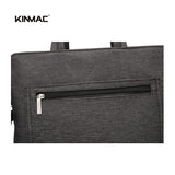 Professional KINMAC Laptop Bag KMC 468-69: Premium PU Leather, Water-Resistant, 3-Compartment Storage