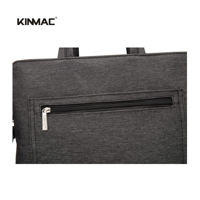 Professional KINMAC Laptop Bag KMC 468-69: Premium PU Leather, Water-Resistant, 3-Compartment Storage