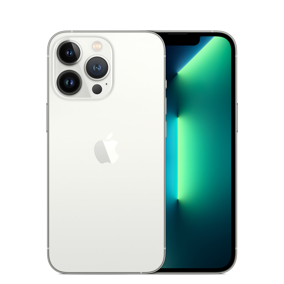 iPhone 13 Pro - Open Box Silver, back and front