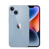 iPhone 14 - Open Box Blue, back and front