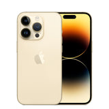 iPhone 14 Pro - Open Box Gold, back and front