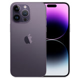 iPhone 14 Pro Max - Open Box Deep Purple, back and front