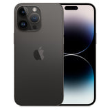 iPhone 14 Pro Max - Open Box Space Black, back and front